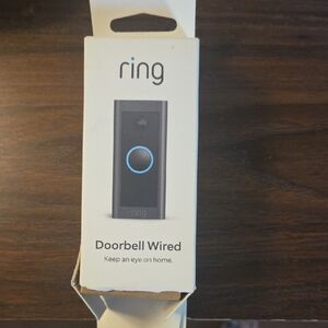 Ring Wired Doorbell in Black